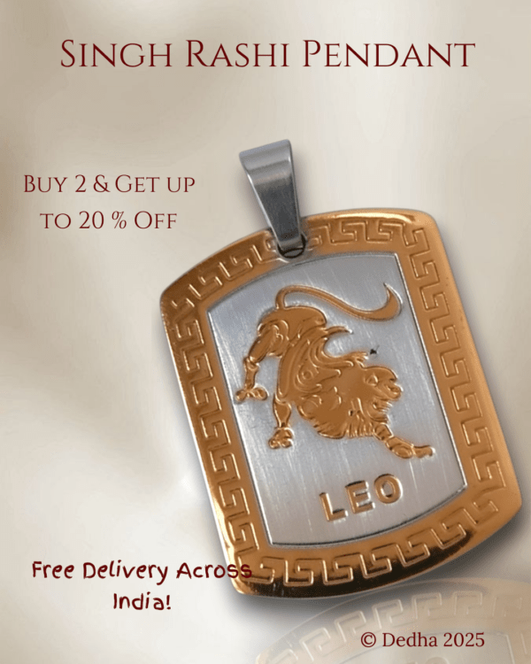 Singh Rashi Pendant