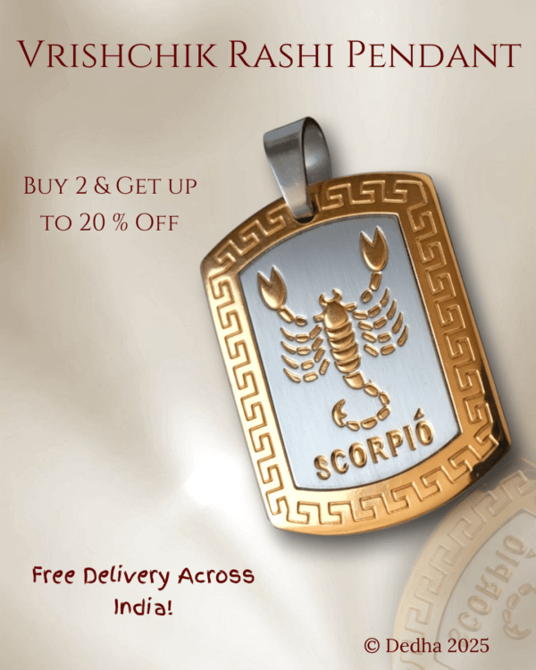Vrishchik Rashi Pendant
