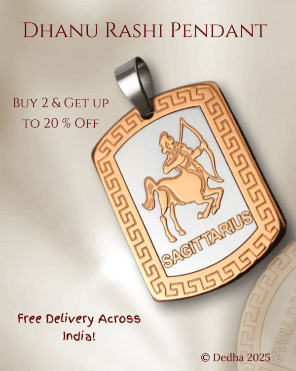 Dhanu Rashi Pendant