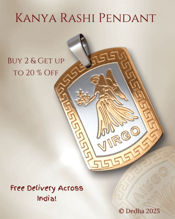 Kanya Rashi Pendant