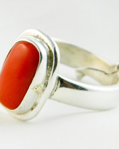 Red Courage Coral Ring