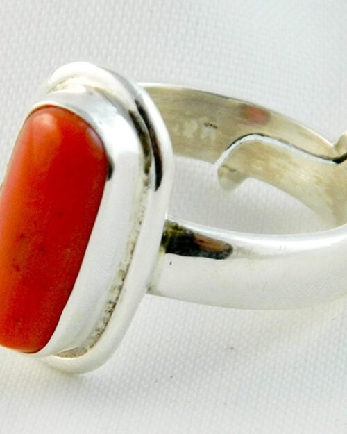 Red Courage Coral Ring