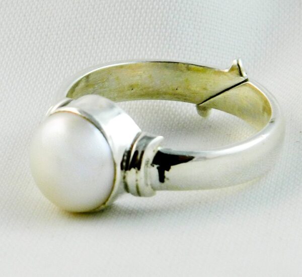 Moonlit Pearl Ring