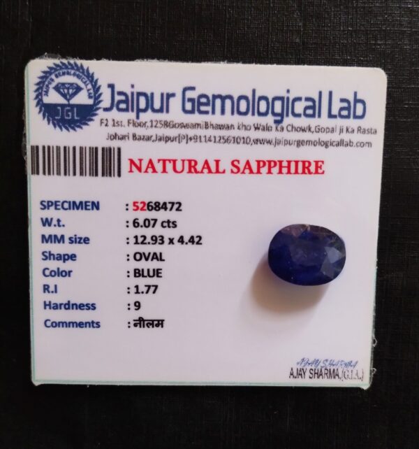 Natural Blue Sapphire